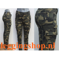 Leger broek dames Pocket